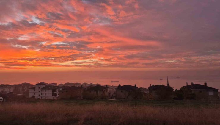 Tekirdağ’da muhteşem görüntü: Renklerin dansı