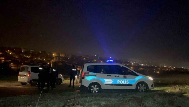 Tekirdağ’da polisi görünce elindeki silahla tarlaya girerek kaçan şahıs yakalandı