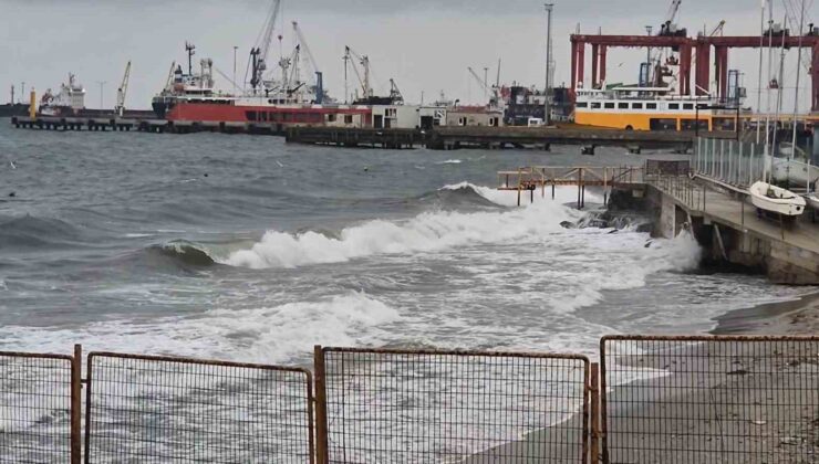 Tekirdağ’da şiddetli poyraz