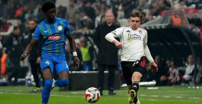 Trendyol Süper Lig: Beşiktaş: 1 – Çaykur Rizespor: 0 (Maç sonucu)