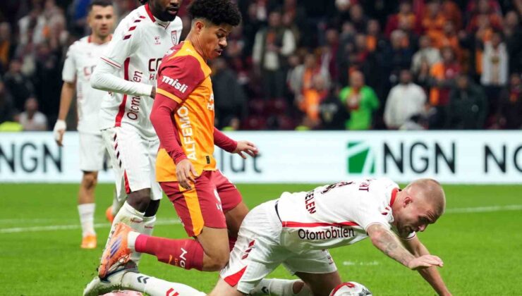 Trendyol Süper Lig: Galatasaray: 2 – Samsunspor: 0 (İlk yarı)