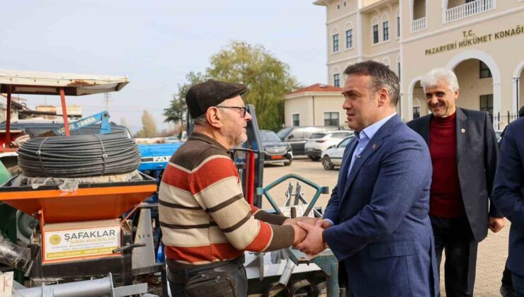 Vali Sözer Pazaryeri Küçük Sanayi Sitesi’nde esnafla buluştu