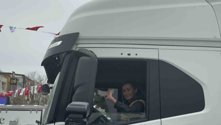 Yardım konvoyuna “kadın eli” değdi