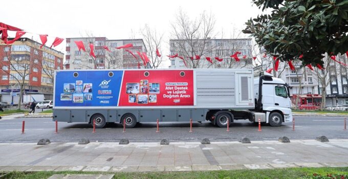 Afet Destek ve Lojistik Dağıtım Tırı’nın rotası Balkanlar