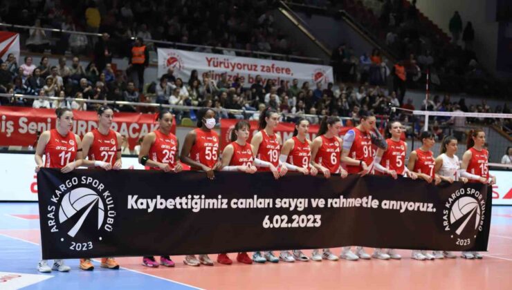 Aras Kargo Spor Kulübü, 6 Şubat depremlerinin yıl dönümünde AFAD çalışanlarını ağırladı