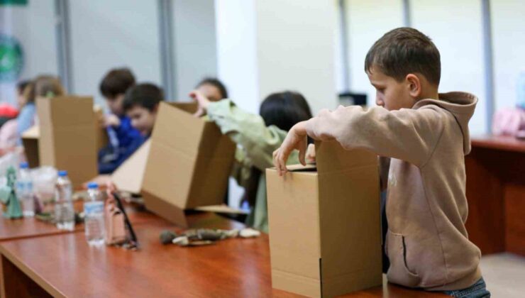 Çocuklar bir günlüğüne mimar oldu