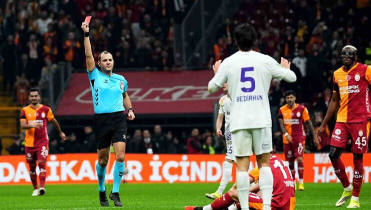 Eyüpspor’da Bedirhan Özyurt kırmızı kart gördü