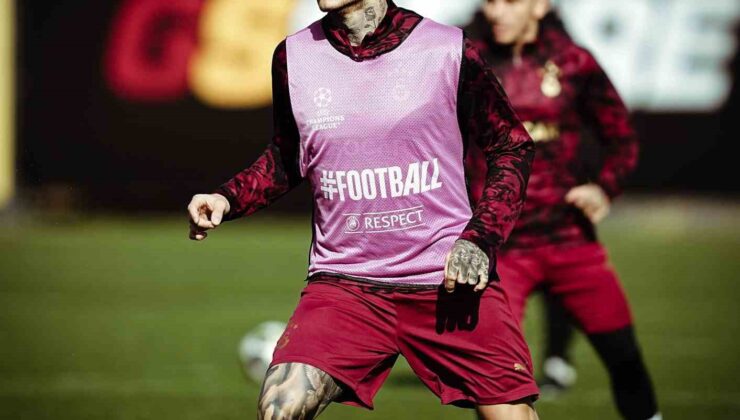 Galatasaray, Juventus maçı hazırlıklarına devam etti