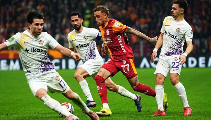 Galatasaray ligde 2 maç sonra gol yedi