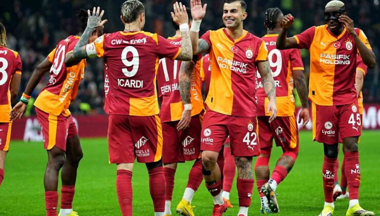 Galatasaray’dan ligde 10 maçlık yenilmezlik serisi