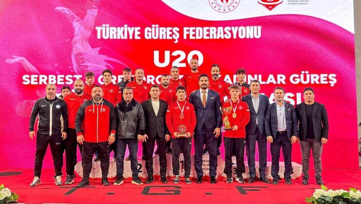 U20 Serbest Güreş Türkiye Şampiyonası sona erdi