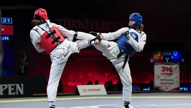 13. Uluslararası Türkiye Açık Taekwondo Turnuvası’nda 7. gün geride kaldı