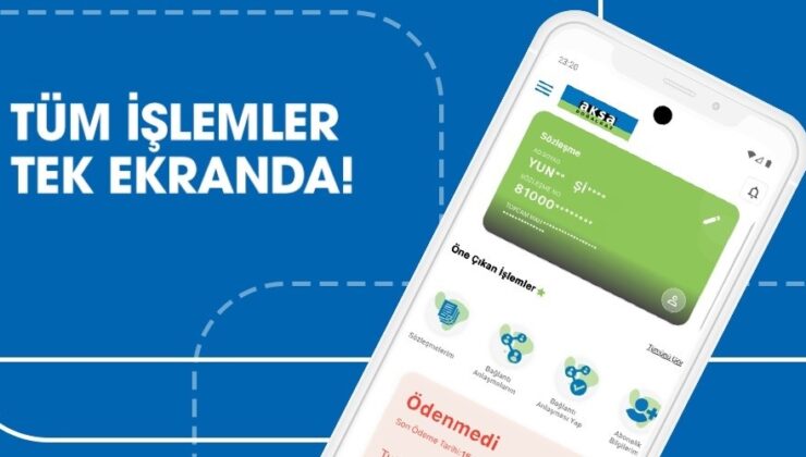 Aksa Doğalgaz Mobil, uygulama mağazalarında yayınlandı