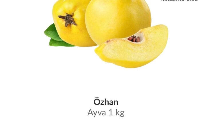 Ayvayı yiyemedik…Kilosu 300 liraya dayandı; lüks oldu