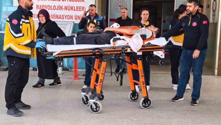 Bıçkı makinesi elini parçaladı