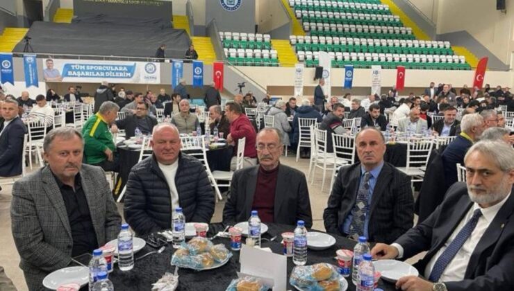 Bilecik ASKF Başkanı Nusret Tosun, Bursa’daki iftar programına katıldı