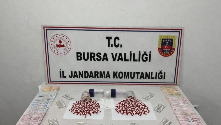 Bursa’da bin 39 adet sentetik hap ele geçirildi