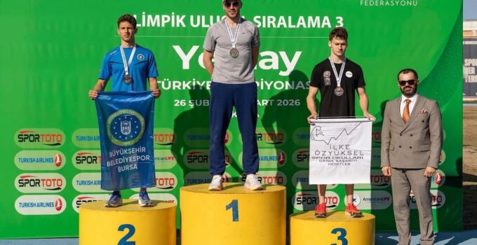 Bursalı sporcu Türkiye ikincisi oldu
