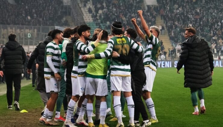 Bursaspor’dan şampiyonluk yarışında kritik galibiyet