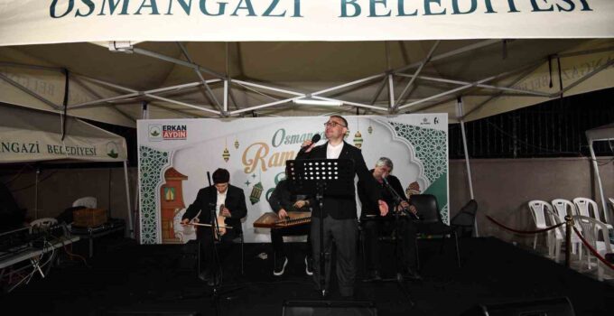 ‘Osmangazi Ramazan Sokağı’ huzur veren ezgilerle taçlandı