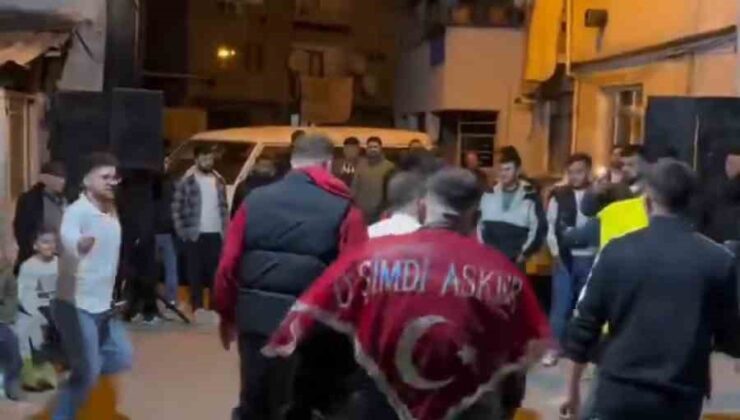 Edirne’de asker uğurlama eğlencesinde renkli görüntüler