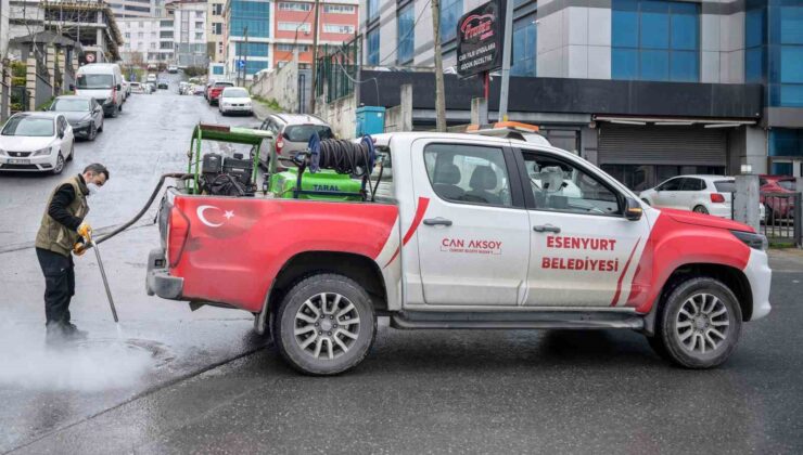 Esenyurt Belediyesi’nden haşere ve böceklere karşı yoğun mücadele