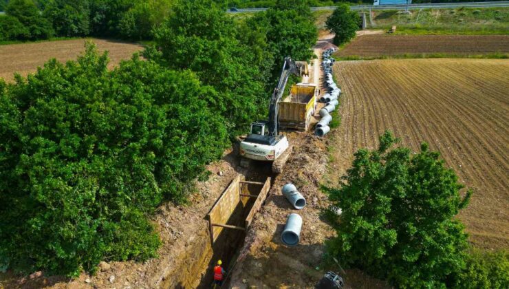 Ferizli’ye 5 bin metrelik hat yeni hat döşeniyor