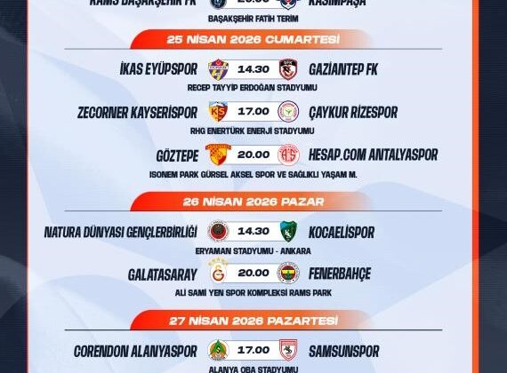 Galatasaray – Fenerbahçe derbisinin tarihi belli oldu