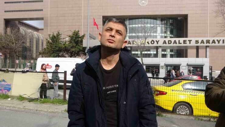 Gaziosmanpaşa’da duyma ve konuşma engeli bulunan kişinin telefonunu gasp eden ve benzin dökerek yakan sanık hakim karşısında