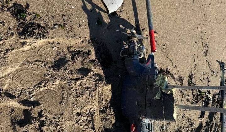 Halk plajında İHA alarmı: Patlayıcı taşıyabileceği şüphesiyle 400 metrelik alan boşaltıldı