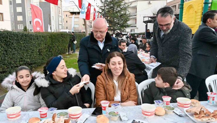 Kestel Belediyesi’nden sokak iftarı