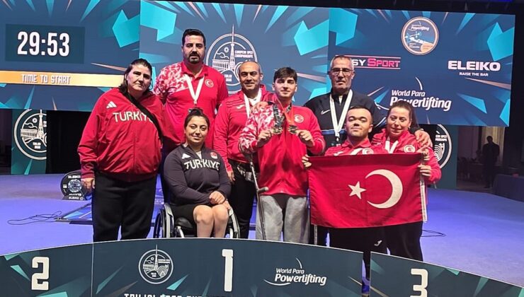 Para Halter Şampiyonası’nda milli sporculardan madalyalar