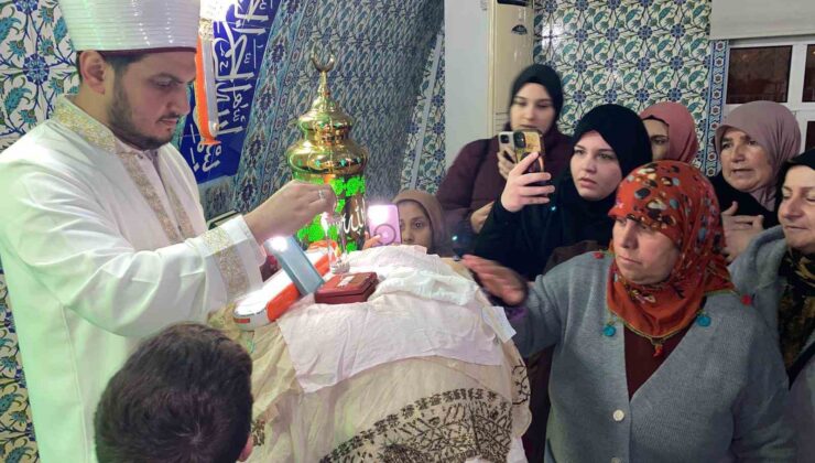 Şarköy’de Sakal-ı Şerif ziyareti yoğun ilgi gördü