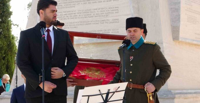 57’nci Alay Sancağı 111 yıl sonra kurulan 57 Alay’a teslim edildi