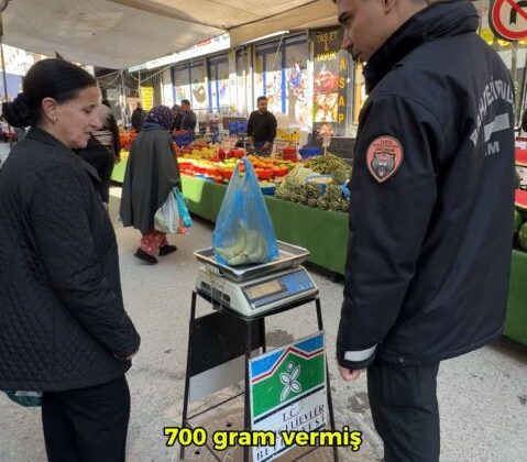 Bahçelievler’de pazarcının tartı oyunu bozuldu