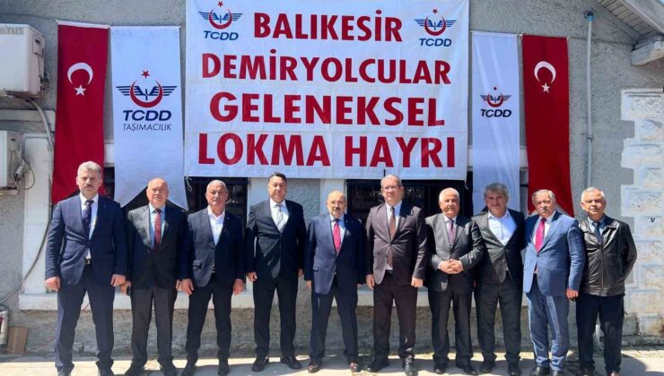 Balıkesir TCDD çalışanlarından geleneksel lokma hayrı