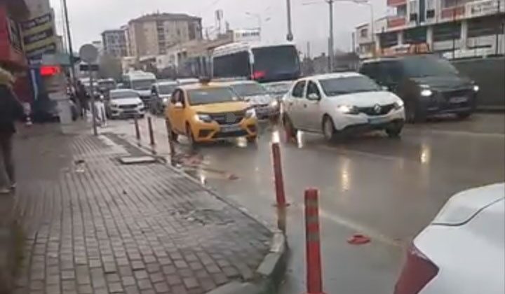 Bursa’da tehlikeli manevra: 3 bin lira ceza kesildi