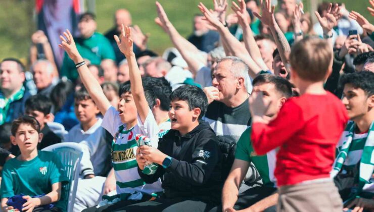 Bursa’da yeşil-beyaz coşku dev ekrana taşındı