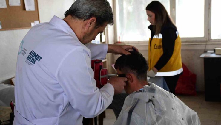 Büyükşehir Belediyesi, yakın berber ve evde bakım hizmetleri  vatandaşın yanında