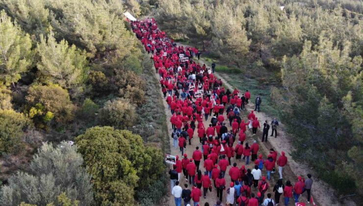 Çanakkale’de binlerce kişi, 57’nci Alay’ın izinde yürüdü