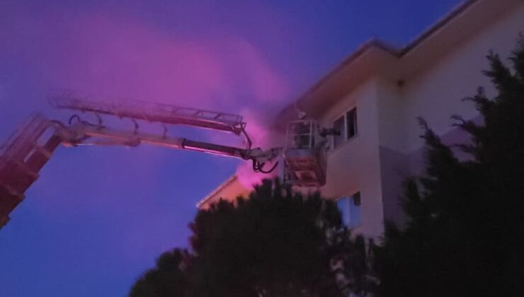 Edirne’de apartman dairesinde korkutan yangın