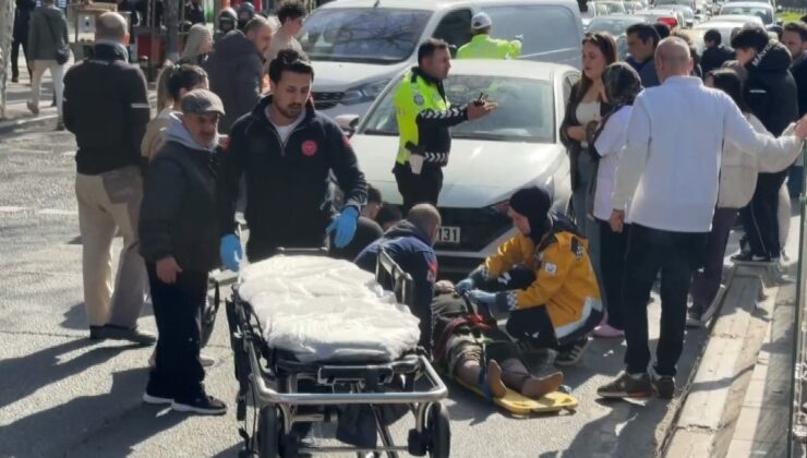 Fatih’te yolun karşısına geçmeye çalışan yaşlı kadına otomobil çarptı