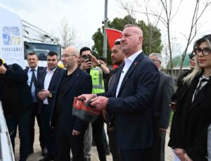 Karacabey’de hamam ve sauna kompleksinin temelleri atıldı