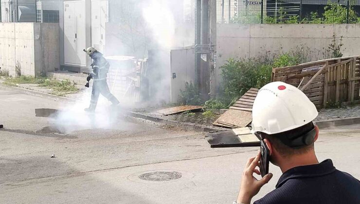 Körfez’de trafo yangını paniğe neden oldu