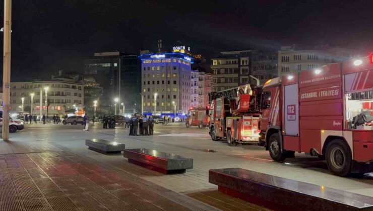 Taksim Metro İstasyonu’nunda yangın paniği