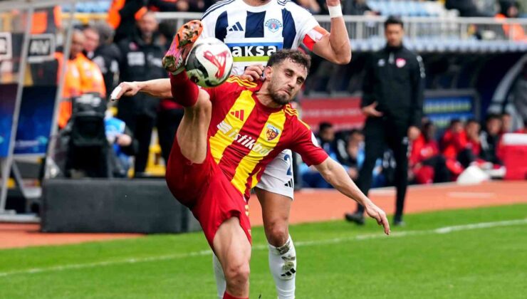 Trendyol Süper Lig: Kasımpaşa: 1 – Kayserispor: 0 (İlk yarı)