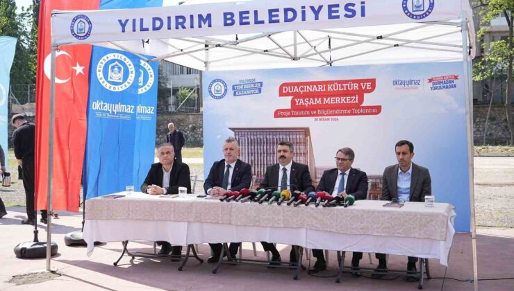 Yıldırım’da 8.3 dönümlük arazide dev kültür merkezi yükselecek