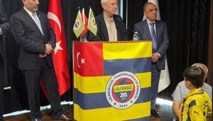 Aziz Yıldırım’a Lüleburgaz’da meşaleli karşılama