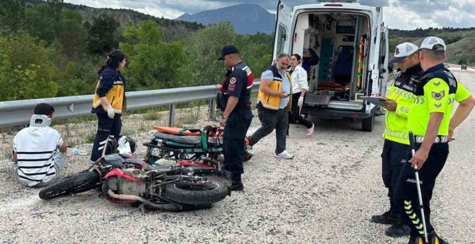 Bilecik’te motosiklet kazası: 1 yaralı
