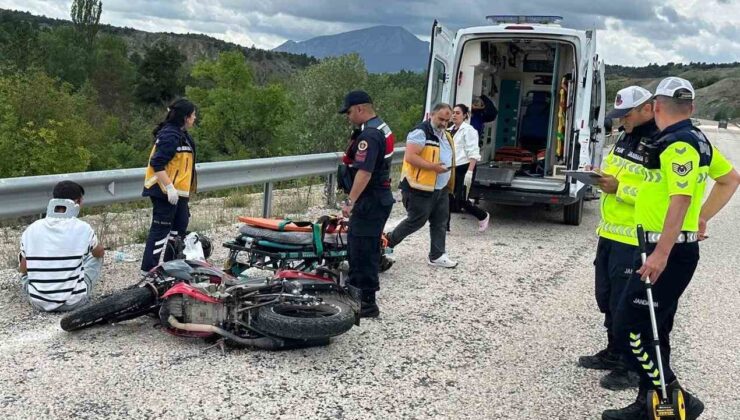 Bilecik’te motosiklet kazası: 1 yaralı